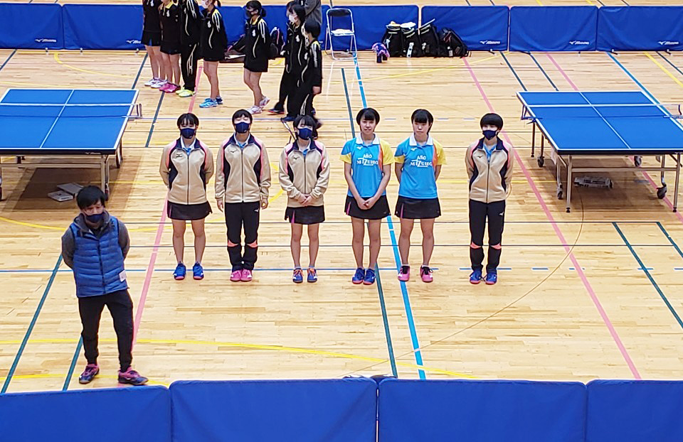 県1位で東海大会へ　愛知県高等学校選抜卓球大会優勝　卓球部